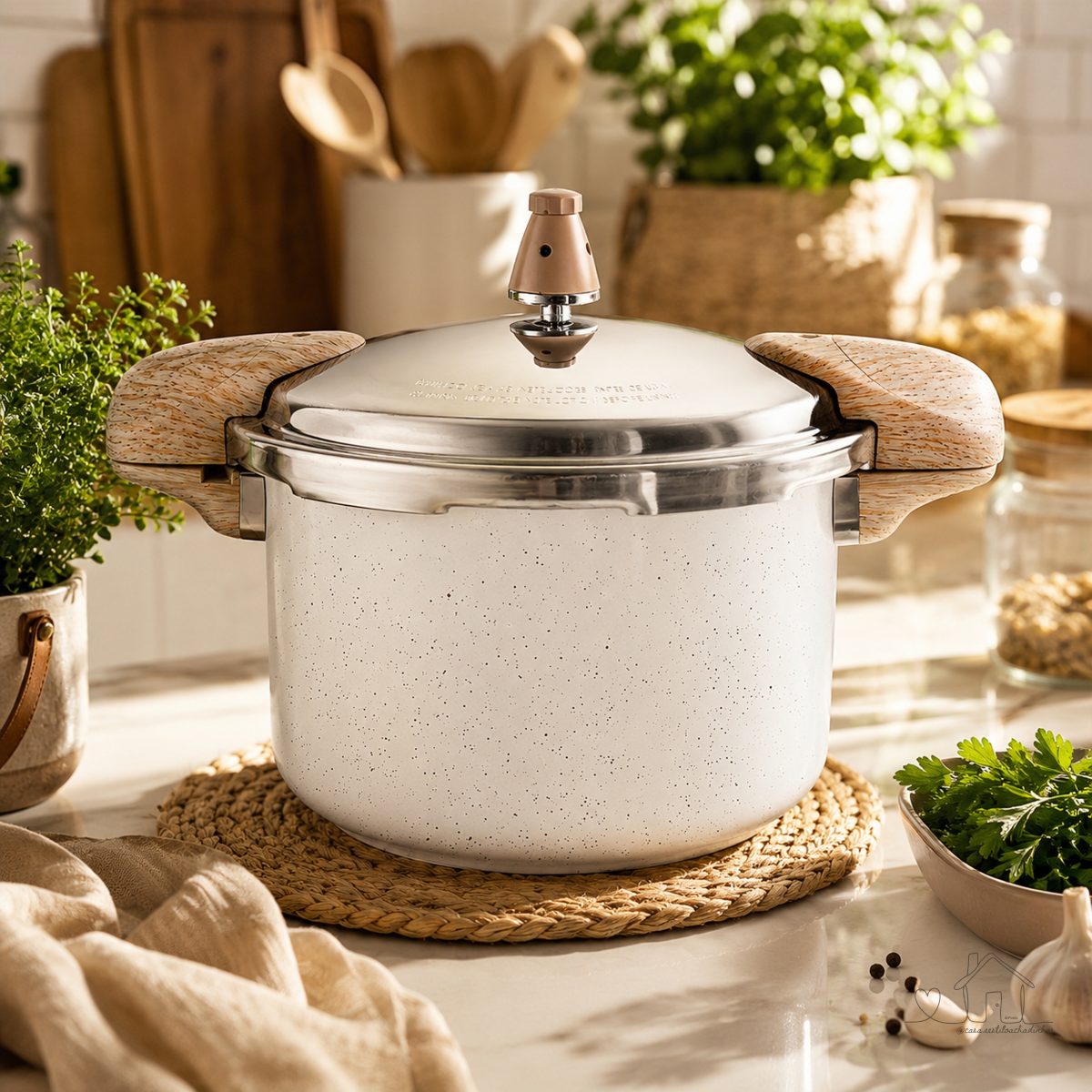 Panela de Pressão Brinox 5,4 L - Alumínio, revestimento interno Ceramic Life