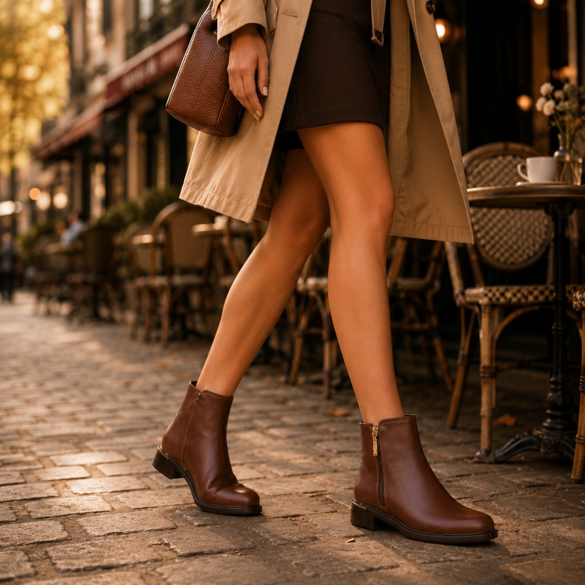 Bota Feminina Casual Cano Curto Salto Baixo Vizzano Original