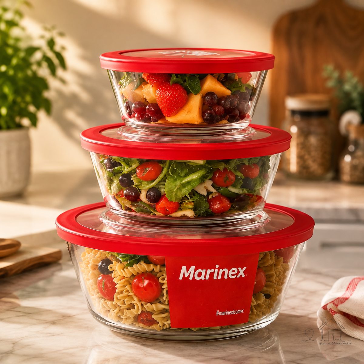 Potes Marinex Vidro Com Tampa Silicone 600ml 1,2L 2,4L Hermético Alimentos ENVIO IMEDIATO