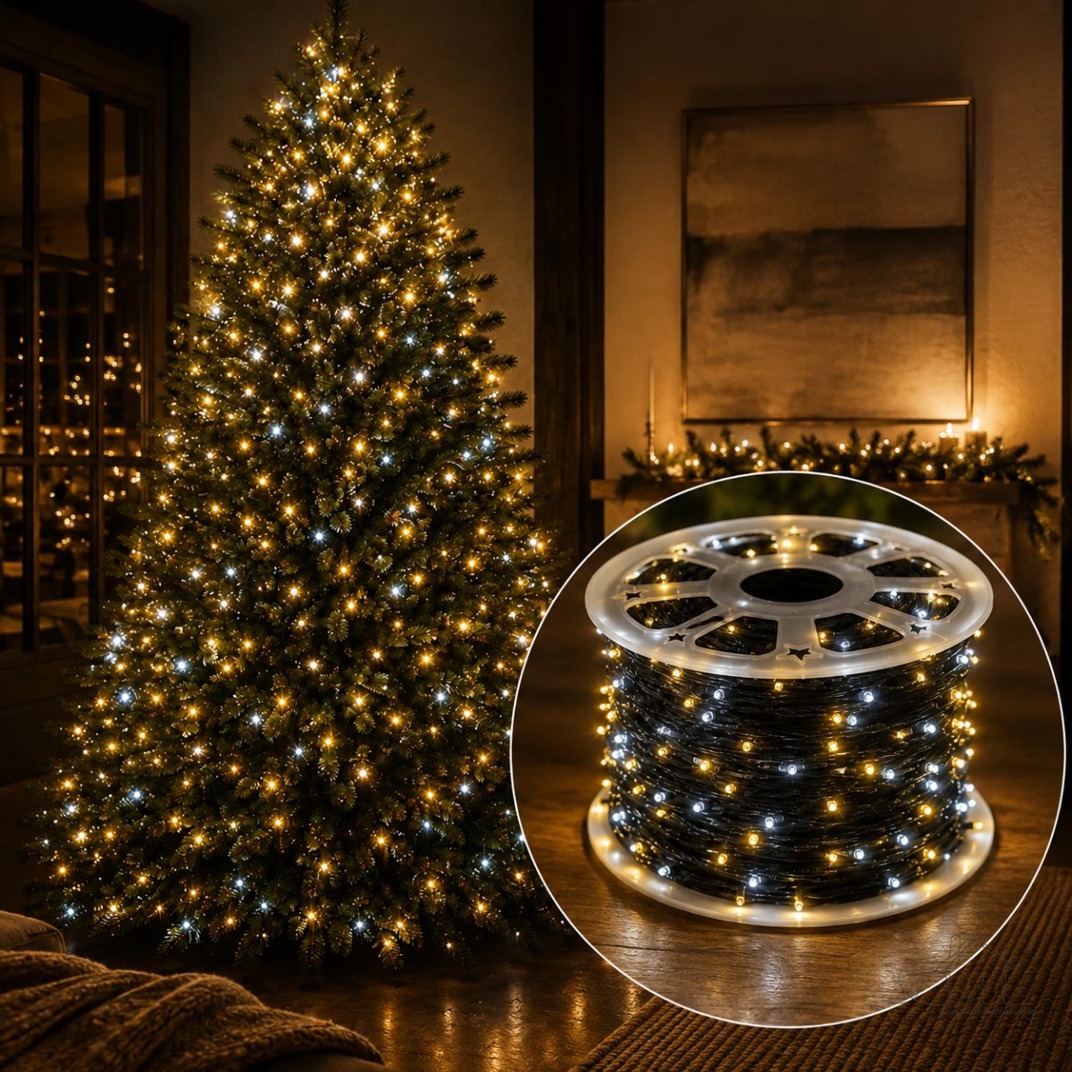 Pisca Pisca Strobo Bivolt 500 ou 1000 LEDs Natal