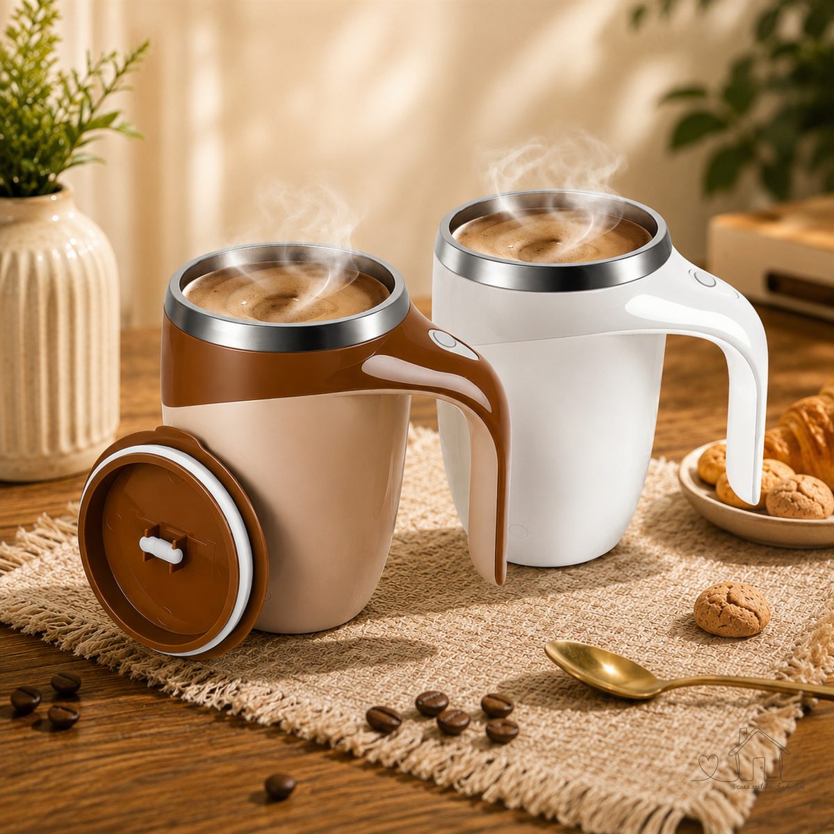 Caneca Misturadora Automática Elétrica USB Bateria Recarregável -Mixer 380ml