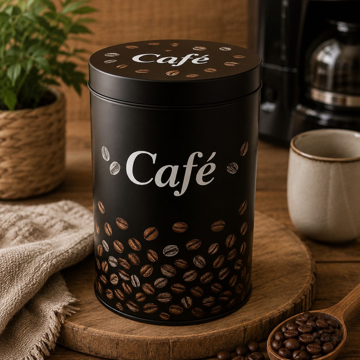 Pote de Café Hermético