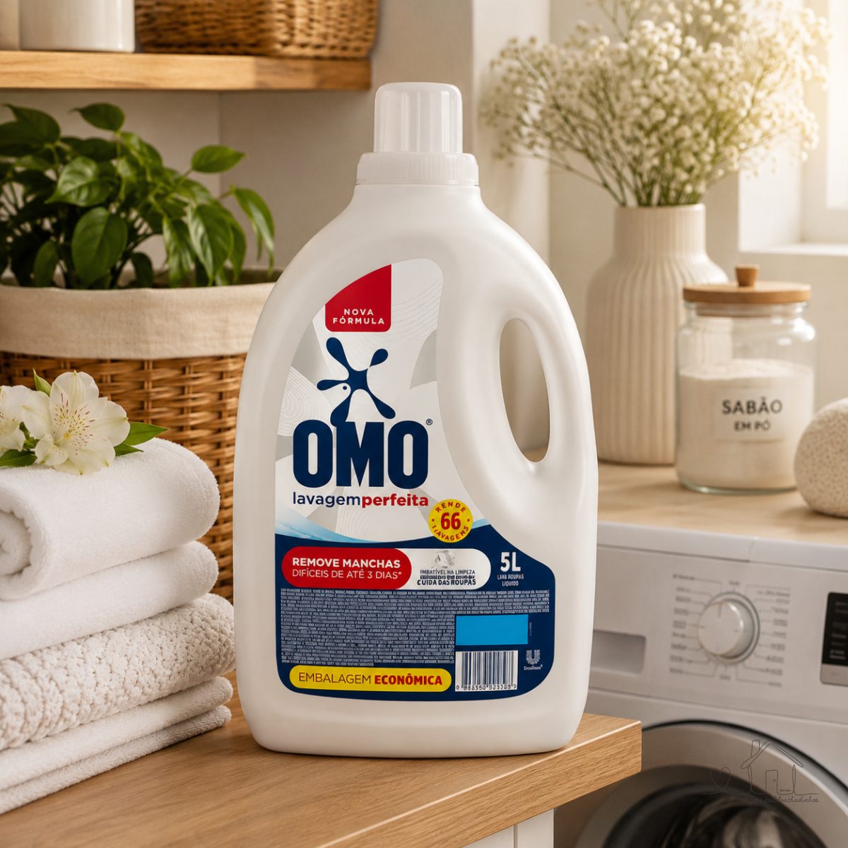 Sabão Líquido Omo Lavagem Perfeita 5L