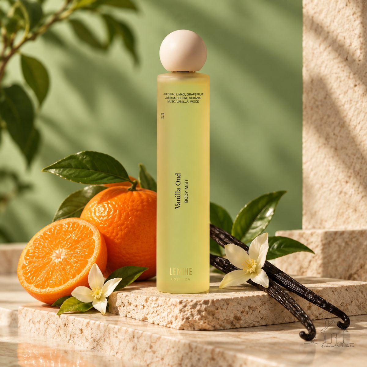 Body Mist Lenvie Vanilla Oud Essentia 100ml | Perfume Premium