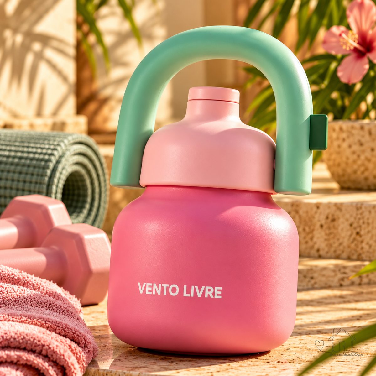 Copo Térmico de Aço Inoxidável 316 - Boca Larga 1000ml Garrafa Térmica - VENTO LIVRE