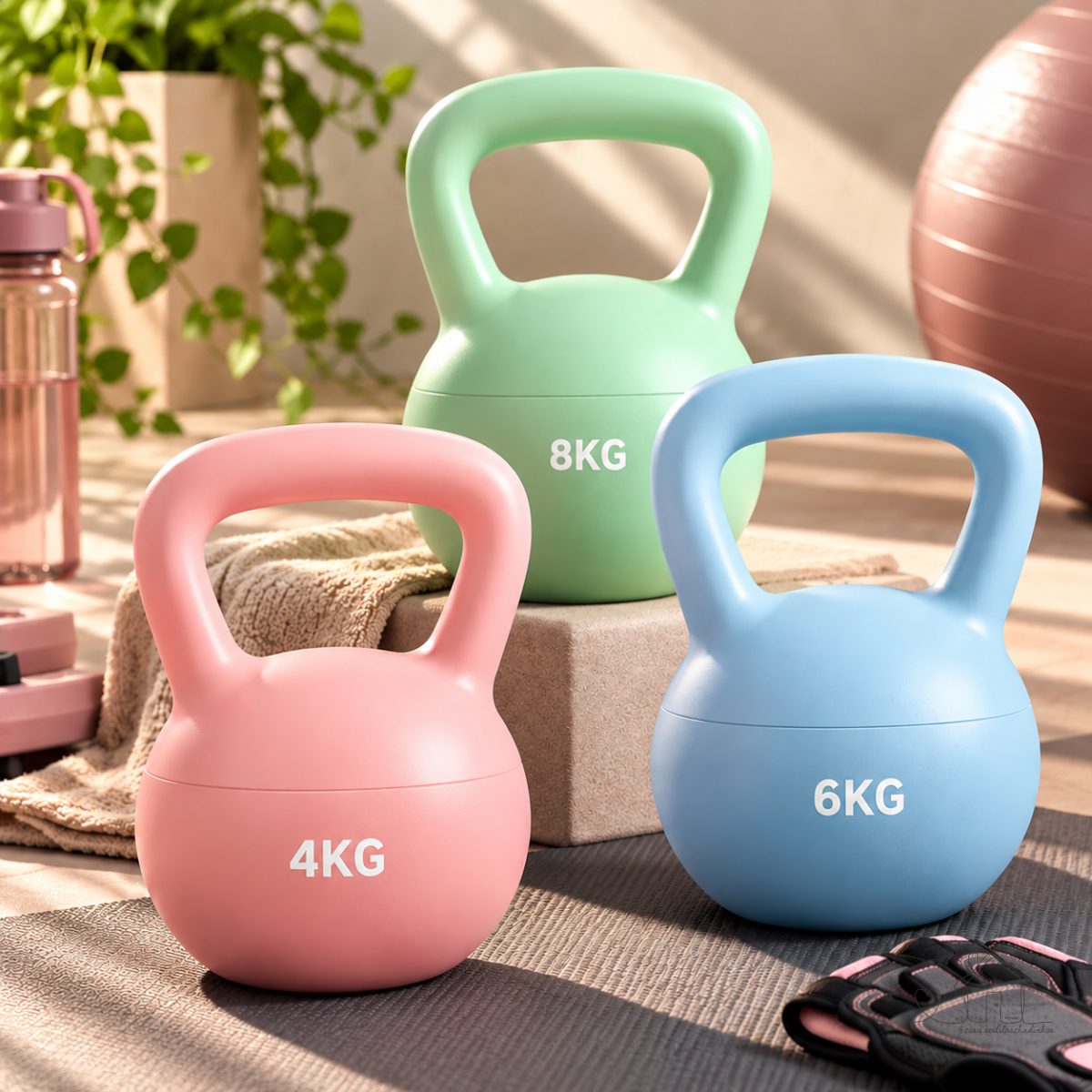 Kettlebell Macio Antiderrapante Diversos Pesos