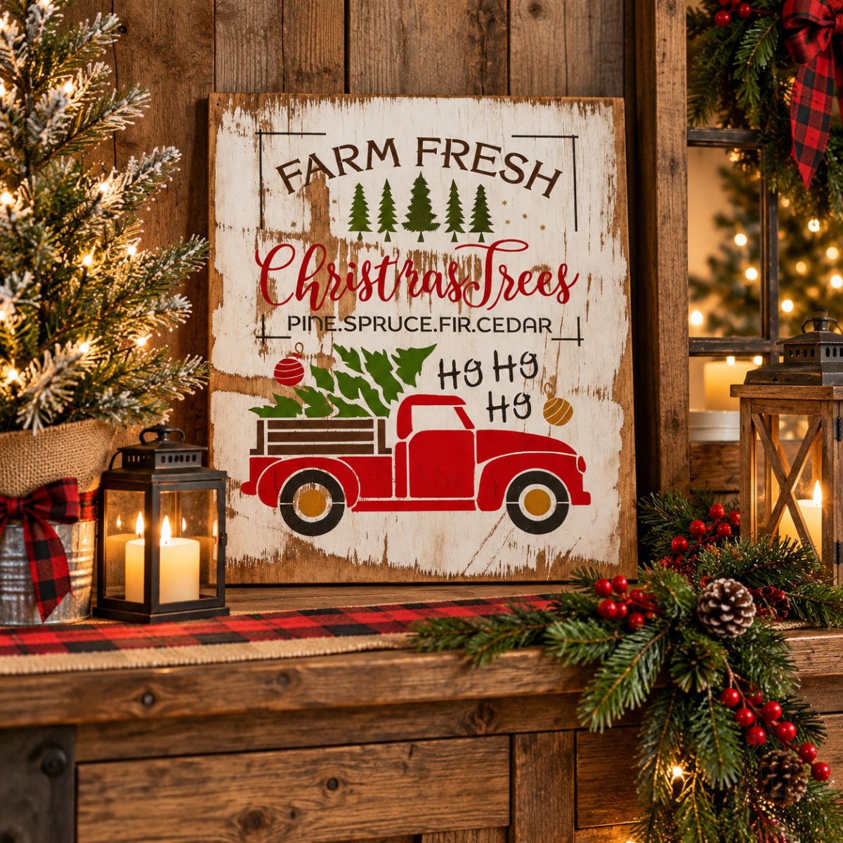 Quadro Farm Fresh Christmas Tree