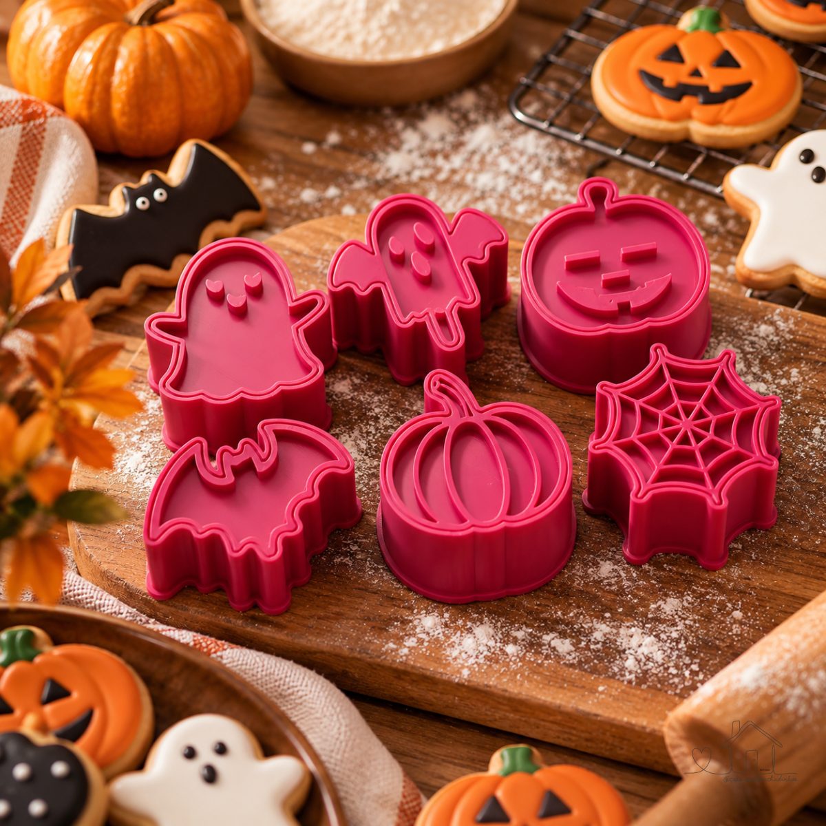 Kit 6 Ejetores de Brigadeiro Halloween
