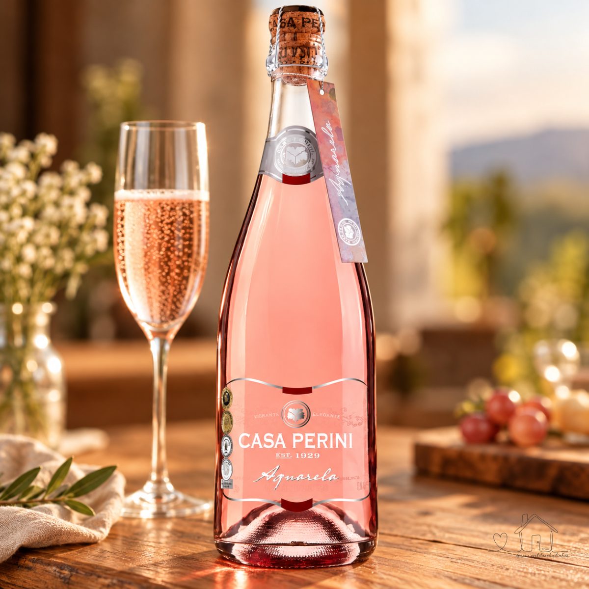 Casa Perini Espumante Moskatel Aquarela 750 Ml